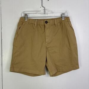 Chubbies Shorts Mens Medium Travertines Originals Khaki 7 Inch Stretch Waist